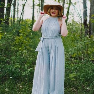 Powder Blue Jumpsuit